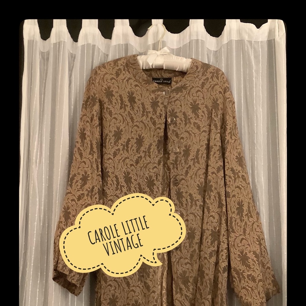 🌺CAROLE LITTLE Vintage Tunic
